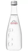 Вода «Evian» 0.33 литра, без газа, стекло, 20 шт. в уп. картинки